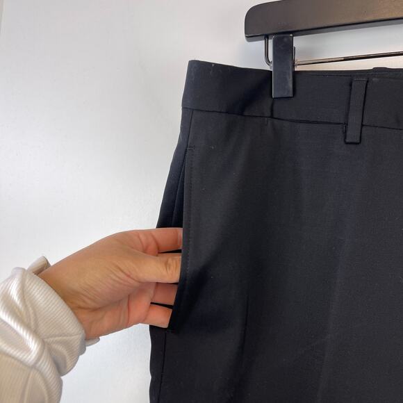 Burberry London Mens Size 35x30 Dress Pants Slim Straight Black - Picture 4 of 9